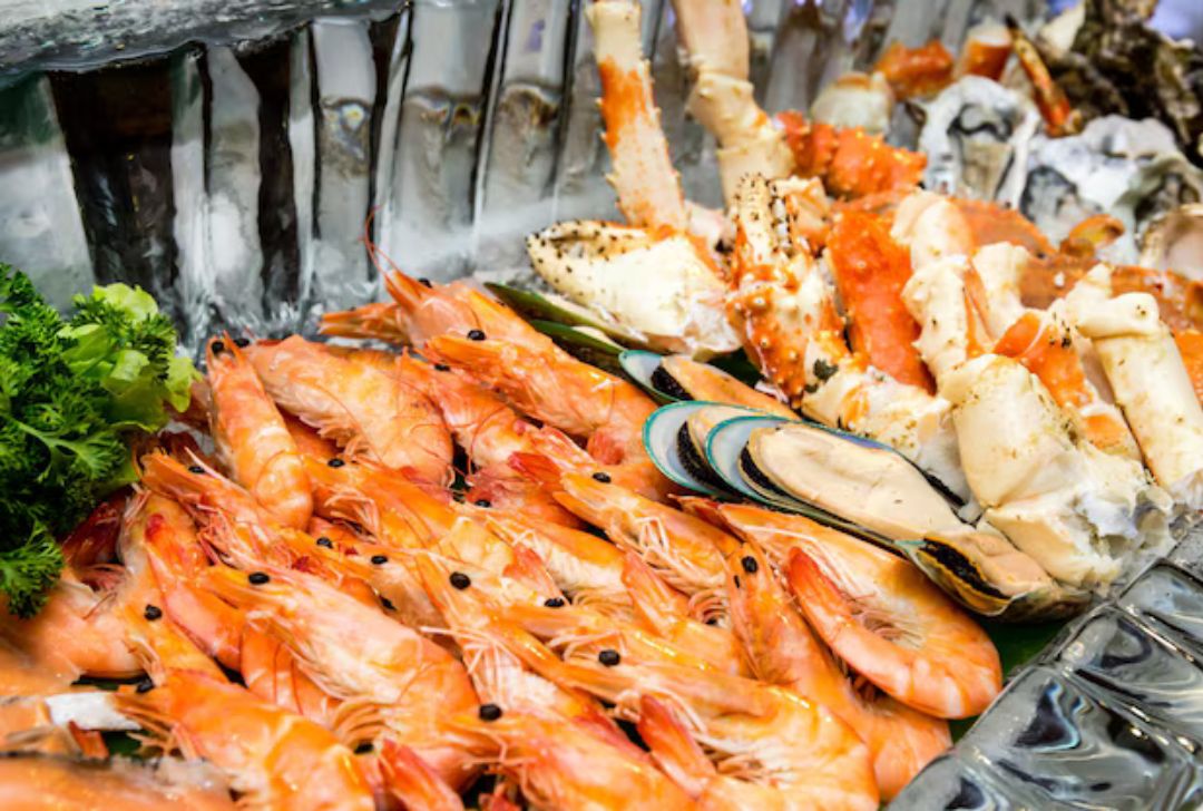 Dine on fresh seafood